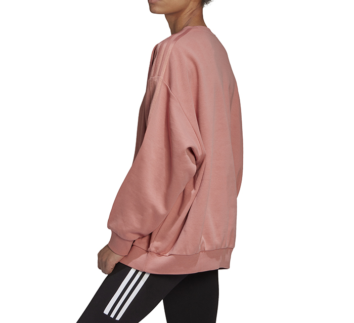 Adidas Originals Womens Crew Sweater Ash Pink - Boardvillage