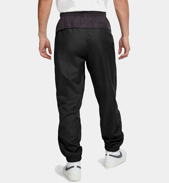 nike fossil & black track pants