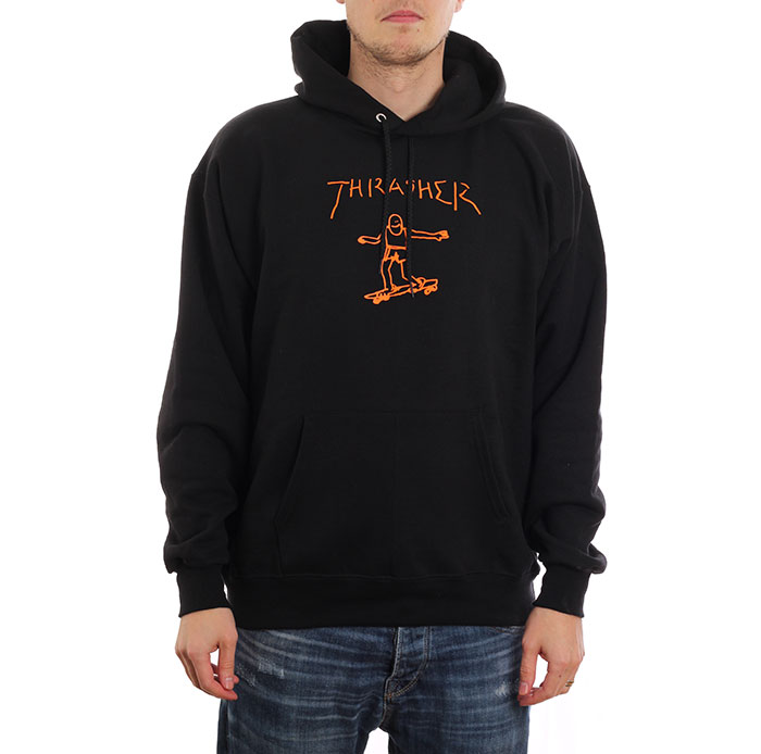 thrasher gonz hoodie black