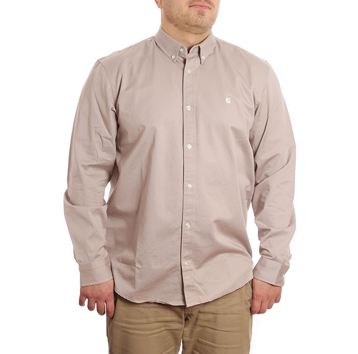 Carhartt Wip L/S Madison Shirt Glaze / Wax - Boardvillage Streetwear |  Suomalainen Katumuodin Verkkokauppa