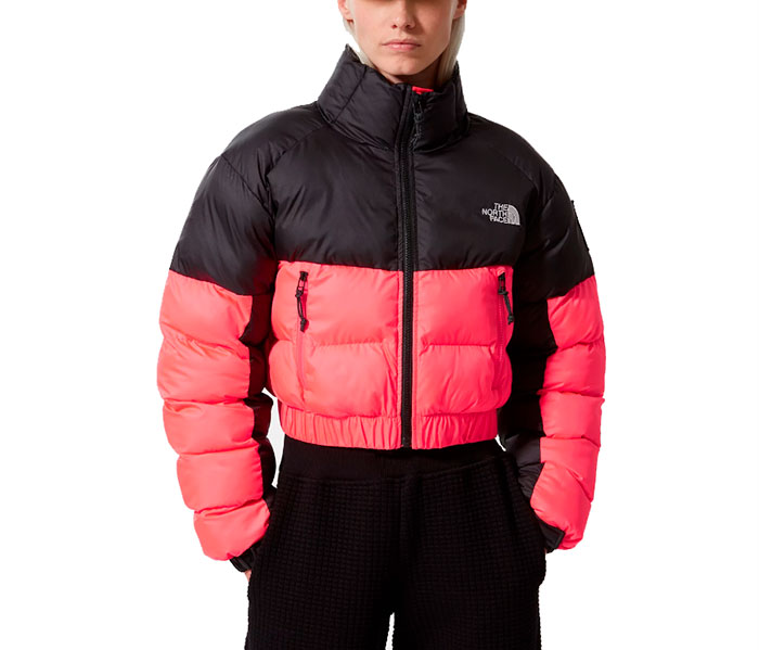 The North Face Womens Phlego Synthetic Insulated Jacket Brilliant Coral TNF Black Boardvillage Streetwear Suomalainen Katumuodin Verkkokauppa