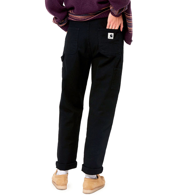 Carhartt WIP Womens Pierce Pant Black (Rinsed) - Boardvillage Streetwear