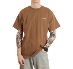 Carhartt WIP S/S Script Embroidery T-Shirt Buffalo / White