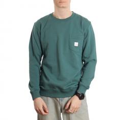 Makia Square Pocket Sweatshirt Jasper Green