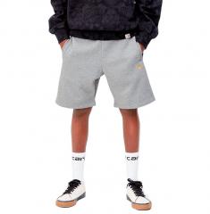 Carhartt WIP Chase Sweat Short Grey Heather / Gold