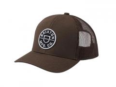 Brixton Crest Netplus Trucker Hat Dark Earth