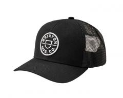 Brixton Crest Netplus Trucker Hat  Black / Black 