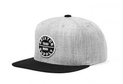 Brixton Oath III Snapback Light Heather Grey / Black