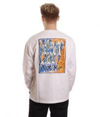 Polar Skate Co. Campfire LS T-Shirt White