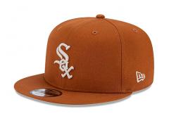 New Era 9FIFTY Chicago White Sox Side Patch Snapback Brown