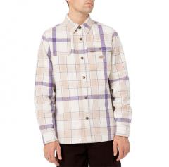 Dickies Nimmons Long Sleeve Shirt Check Light Blue