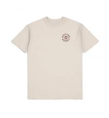 Brixton Oath V S/S Standard T-Shirt Cream / Dusk / Barn Red