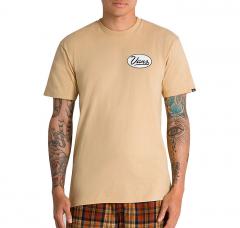 Vans Gas Station Logo T-Shirt Taos Taupe