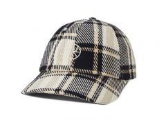 Polar Skate Co. Stroke Logo Flannel Cap Navy