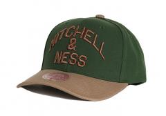Mitchell & Ness Branded Athletic Arch Pro Snapback Hunter Green
