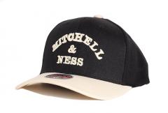 Mitchell & Ness Branded Vintage Thread Stretch Snapback Black
