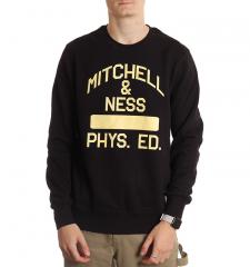 Mitchell & Ness Branded Fashion Graphic Crew Black