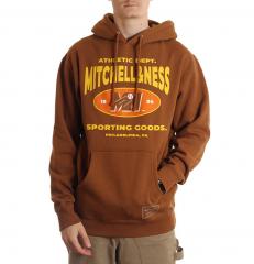 Mitchell & Ness Athletic Department Hoodie Brown