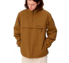 Carhartt WIP Windbreaker Pullover (Winter) Deep H Brown / Black