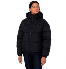 Dickies Womens Alatna Oversized Puffer Jacket Black