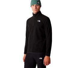 The North Face 100 Glacier 1/4 Zip Fleece TNF Black