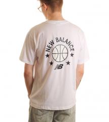 New Balance Hoops Essentials T-Shirt White