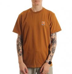 Brixton Builders Short Sleeve Standard T-Shirt Golden Brown