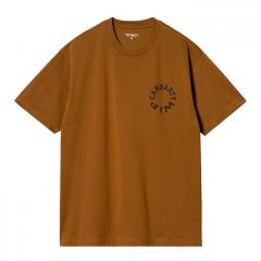 Carhartt WIP S/S Work Varsity T-Shirt Deep H Brown / Black