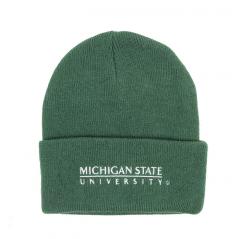 Mitchell & Ness Cuffed Beanie Michigan State University Green