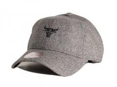 Mitchell & Ness Mini Flannel Chicago Bulls Strapback Grey Heather 