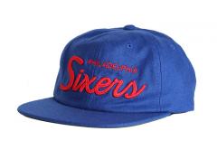 Mitchell & Ness Philadelphia 76ers Strapback Blue