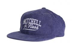 Mitchell & Ness Corduroy Snapback Navy