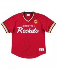 Mitchell & Ness Special Script Mesh V-Neck Houston Rockets