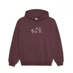 Polar Skate Co. Dave Hoodie Beatiful Horses Plum