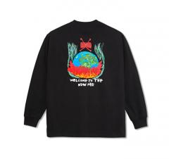 Polar Skate Co. Welcome To The New Age LS T-Shirt Black