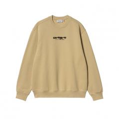 Carhartt WIP Ink Bleed Sweatshirt Sable / Tobacco (Stone Washed)