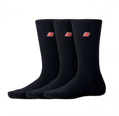 New Balance NB Patch Logo Crew Sock 3-Pack Black