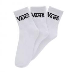 Vans Classic Half Crew Socks 3-Pack White