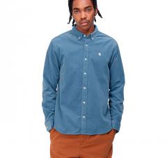 Carhartt WIP L/S Madison Fine Cord Shirt Sorrent / Wax