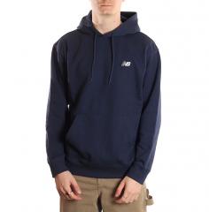 New Balance Small Logo French Terry Hoodie Navy