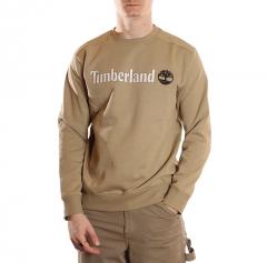 Timberland Linear Logo Crew Light Brown