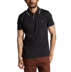 Brixton Mod Flex S/S Polo Shirt Black