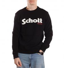 Schott NYC Logo Sweatshirt Black