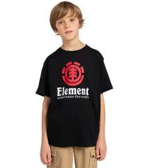 Element Youth Vertical T-Shirt Flint Black