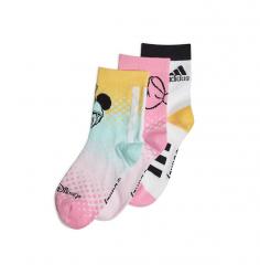 Adidas Disney's Minnie Mouse Socks 3-Pack White / Pink
