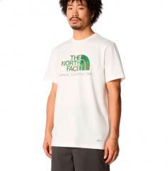 The North Face Berkeley California T-Shirt White Dune / Optic Emerald