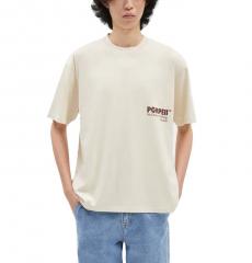 Pompeii Boxy Graphic T-Shirt Beige