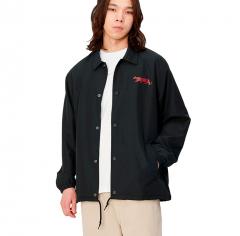 Carhartt WIP Rocky Coach Jacket Black / Samba / White