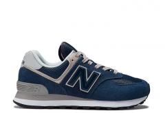 New Balance Womens 574 Core Navy / White