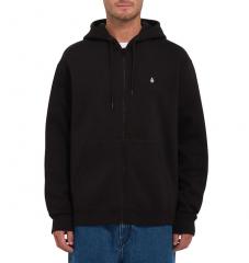 Volcom Single Stone Zip Hoodie Black